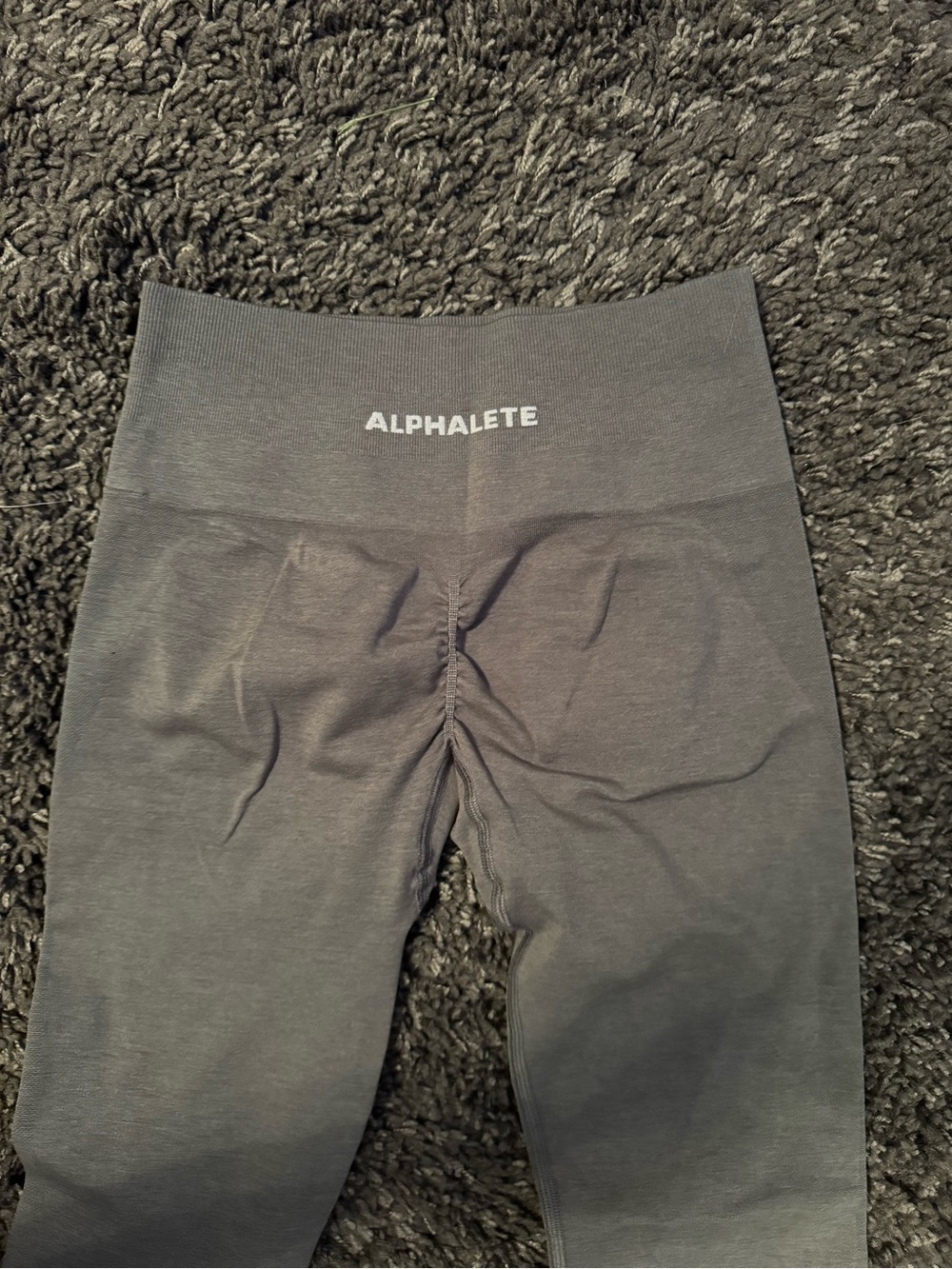 Alphalete Gray Seamless Leggings